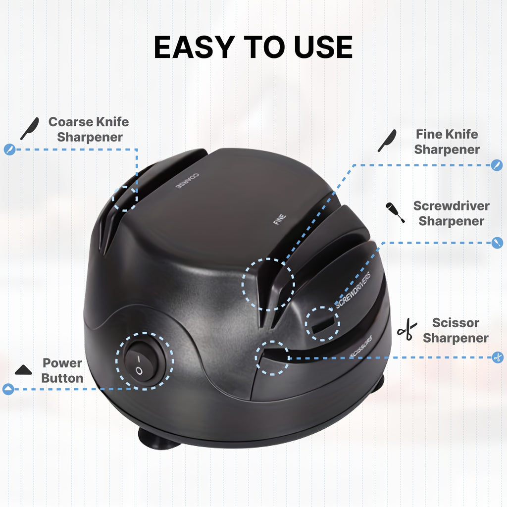 [Professional Knife Sharpener] WANVOAPLS Professional Electric Knife Sharpener