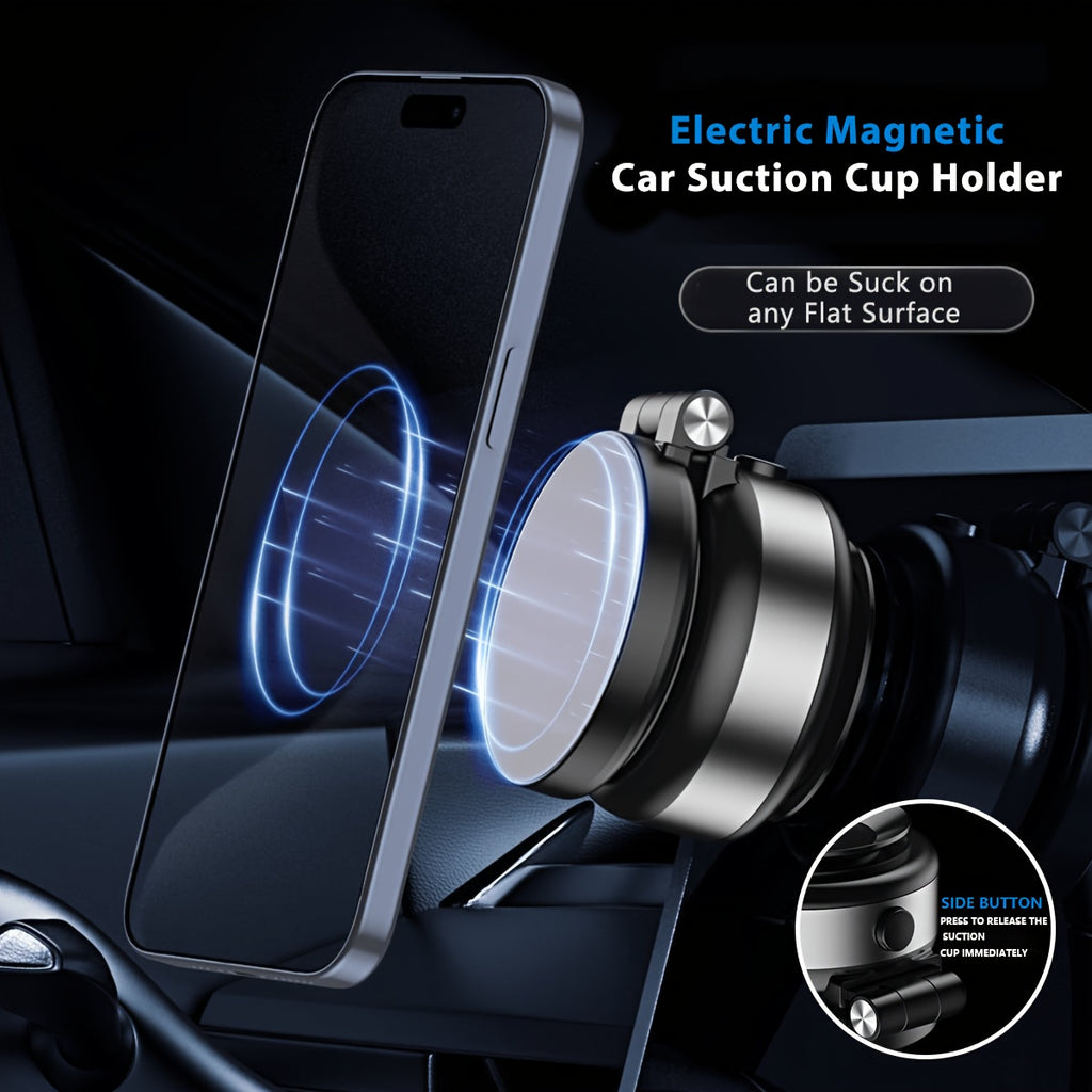 Car Mount Phone Holder For Vehicle, Vacuum Suction Design,