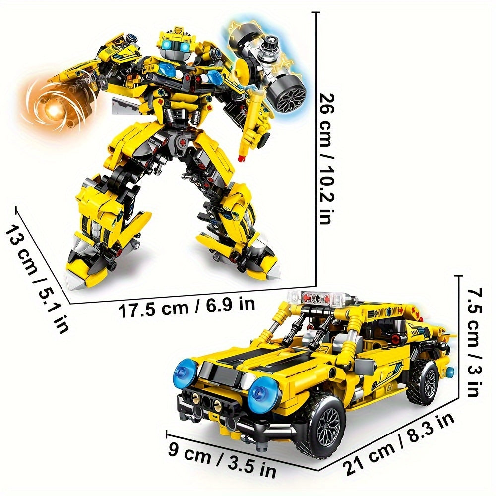 769pcs Mesiondy STEM Transform Robot Building Toy Set - Construction Educational Toys, Transforming Building Kits, Blocks