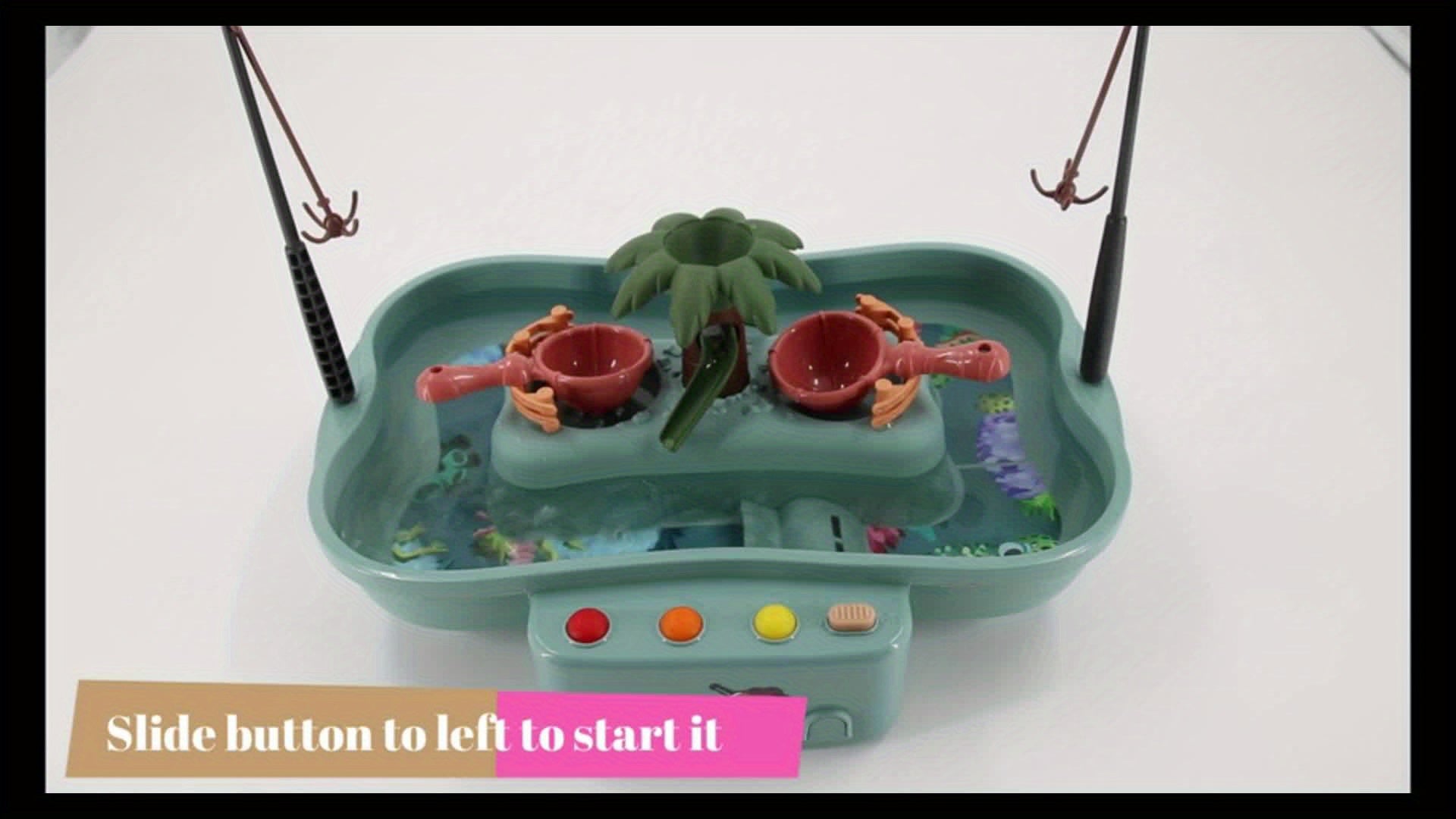 Water Circulation Fishing Game Board Game Set, Electronic Toys, Children's Early Learning Toys With 6 Songs Halloween Christmas Gift