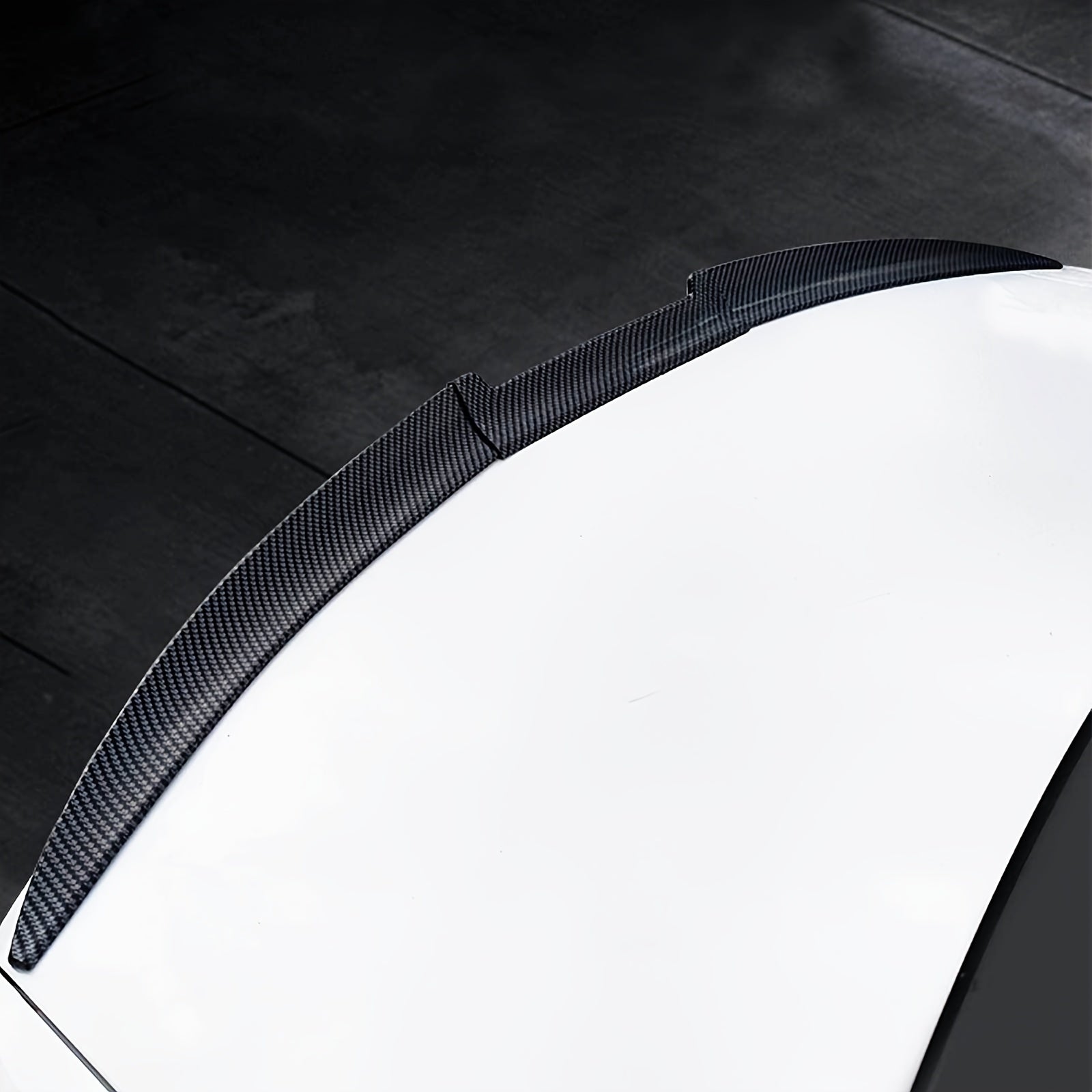 Automotive Tail, Automotive Modification Of External Parts Spoiler, Non-porous Self-adhesive Tail, Carbon Fiber Pattern Wind Wing Automotive External Parts Decoration Supplies