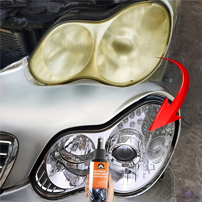 4.06oz Ultimate Headlight Restoration, Upgrade Automotive Headlight Lens Restorer
