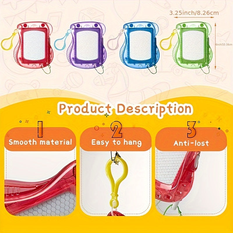 Mini Magnetic Writing Board, Drawing Board, Mini Buckle Small Gift Toys, Suitable Party Gifts, Buckle Colors Are Random