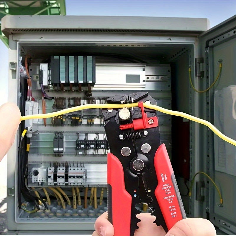 280pcs UMLIFE Spade Crimp Terminals with 5-in-1 Wire Stripper, Insulated Copper Connectors