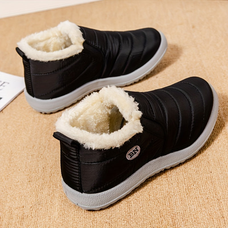 [Plush Snow Boots] Warm And Plush Women's Winter Snow Boots | Short, Thickened, Flat-Soled Footwear, Shoes