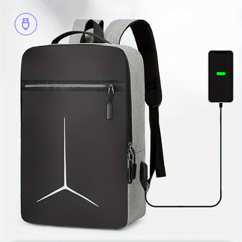 Waterproof Sports Backpack with USB Charging Ports and Reflective Strip - Ideal for Outdoor Travel and Sports - Perfect Gift for Men
