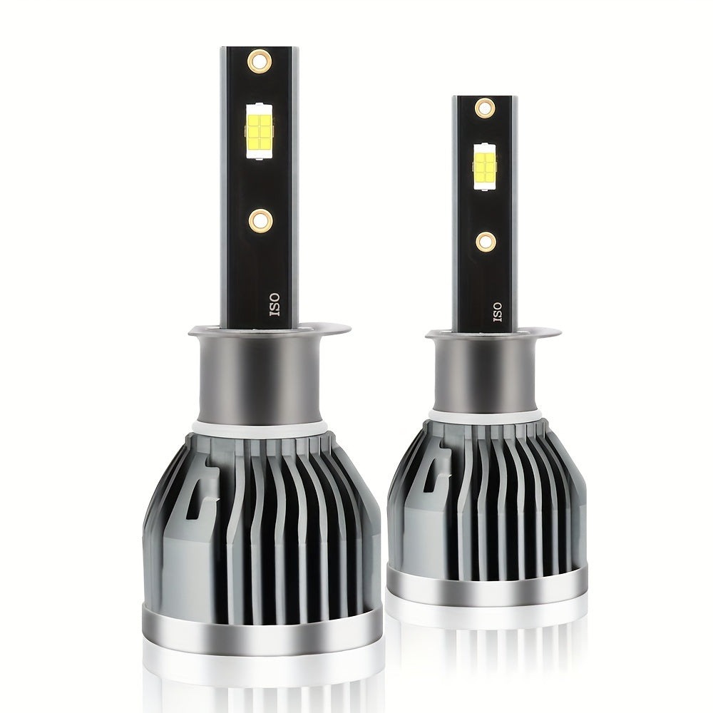 2pcs ROADSUN LED Car Headlights, 35000LM, 6000K White Light, High & Low Beam, 500% Brighter
