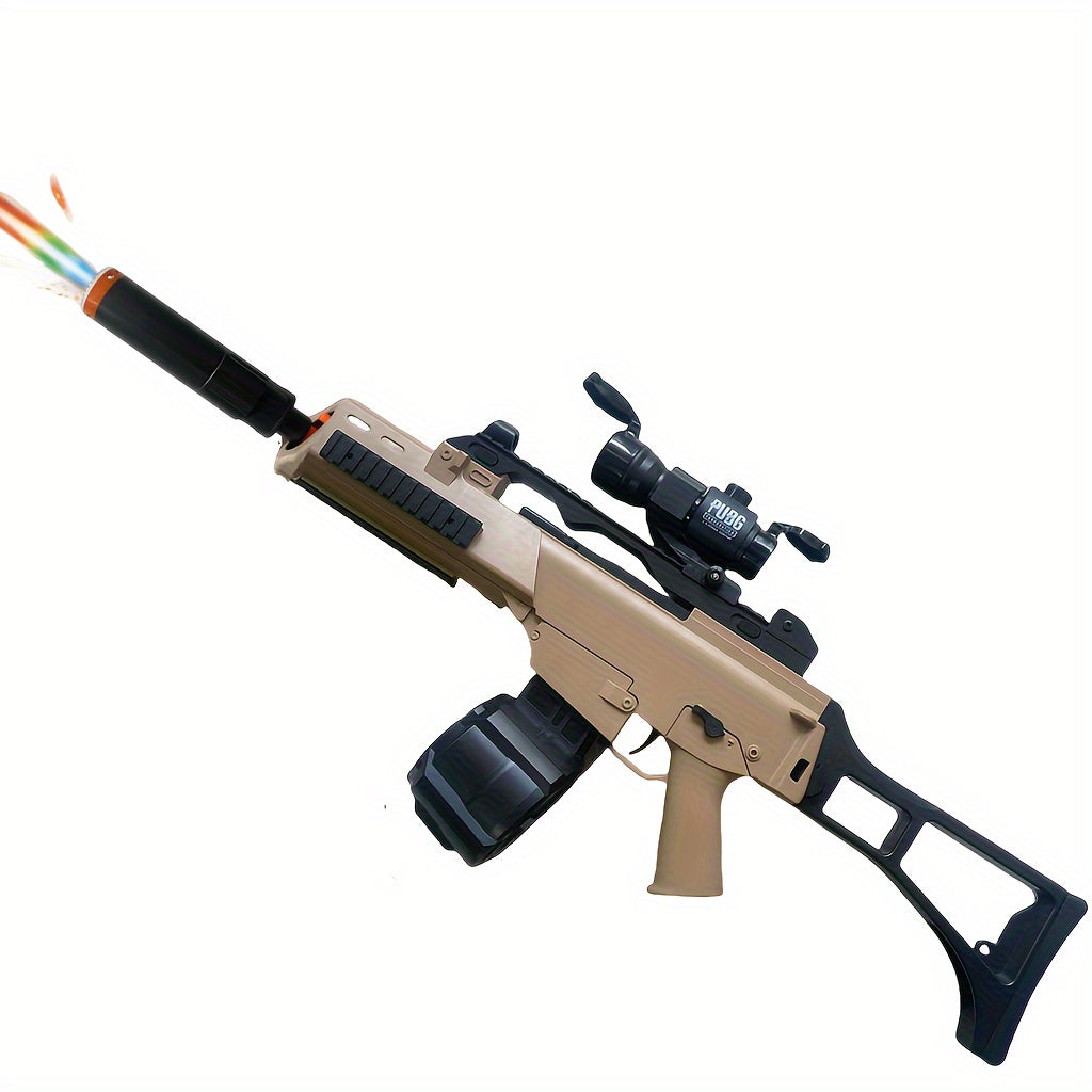 RunRest Blaster Gun, Electric Ball Blaster, With Flash Silencer High Orbeez Gun Performance Cool Toy Gun, Rechargeable Splatter Ball Toys for Outdoor Activities Shooting Game Party Favors.