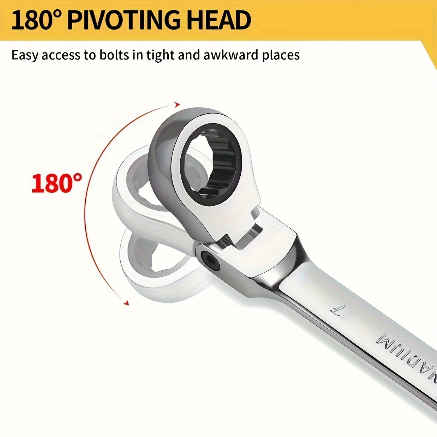 Dynamic Ratchet Wrench - Double-Headed Two-Way