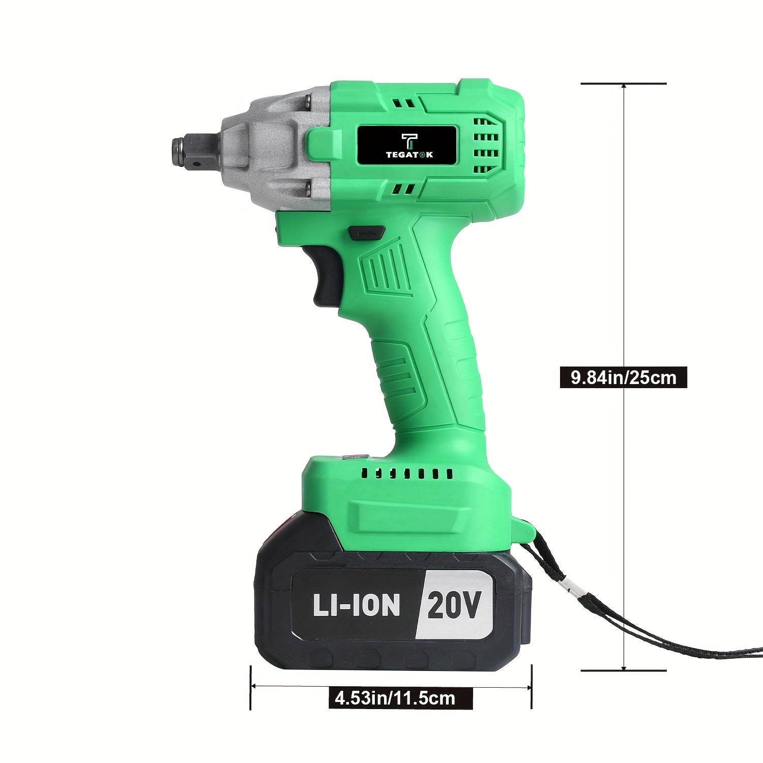 High-Torque 20V Cordless 1/2-Inch Impact Wrench