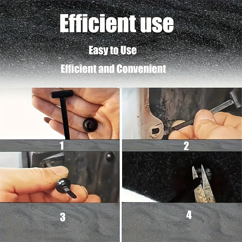 120/140pcs multifunctional cable tie clamp fixing nails,