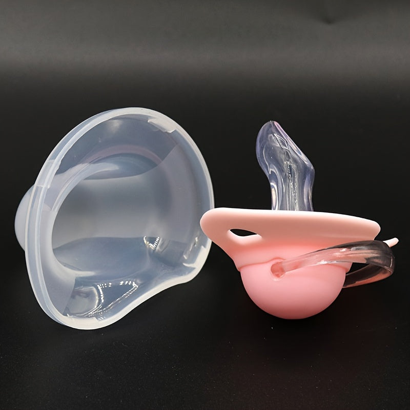 2 Styles Baby Pacifier with Cover - Non-Toxic Soother, Thumb & Cherry Shape with Clip-On Nipple for Teething, & (///) - Sleep Suitable for xxx
