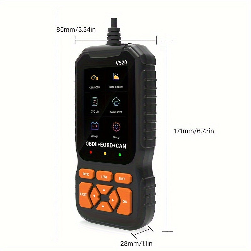 V520 Professional OBD2 Scanner Heavy-Duty Code Reader