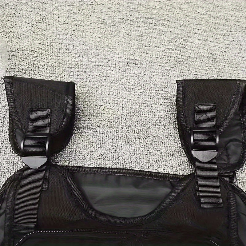 Fashion Streetwear Waistcoat For Men Hip Hop Chest Rig Vest Bag Chest Bags For Travel Hiking Outdoor Sports