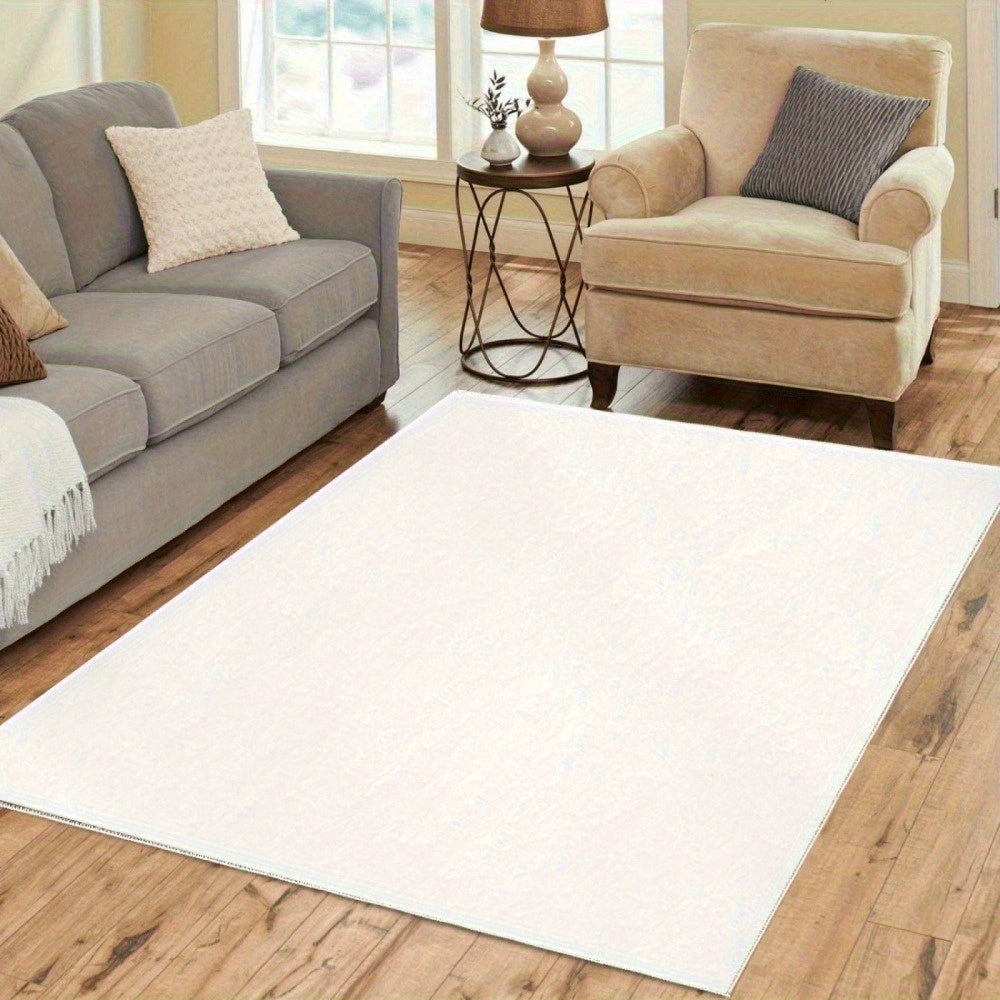 1pc Egyptian Pharaoh Statue Printed Area Mat - 100% Soft Polyester, Anti-Slip, Machine Washable, Rectangle Knit Weave with Vibrant Golden Design for Bedroom, Living Room, or Office Decor, Perfect for Holidays & Home Accents,