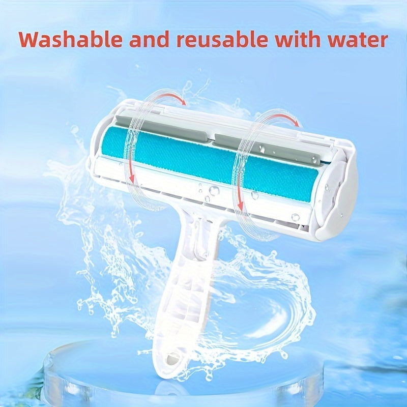 1pc Essential Pet Hair Remover Tool - Effortless Cleaning for Couch, Carpet & Furniture - Durable, Multi-Surface Lint Roller - Ideal for Cats & Dogs Fur Removal