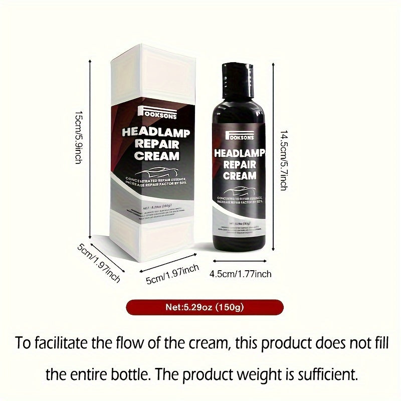 5.29oz Car Headlight Restoration Kit Automotive Headlight Oxidation