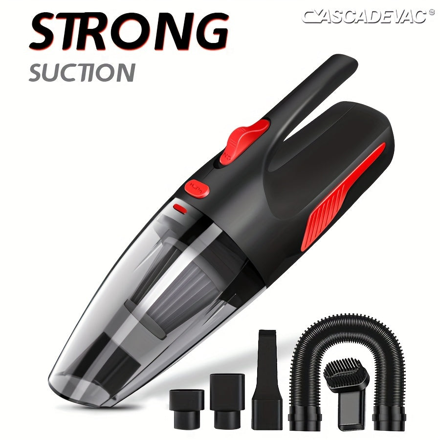 7-piece High-power Wireless Vacuum Cleaner, High-power Household And Car Dual-use Vacuum Cleaner, Dust Removal And Cleaning Interior, Strong Suction