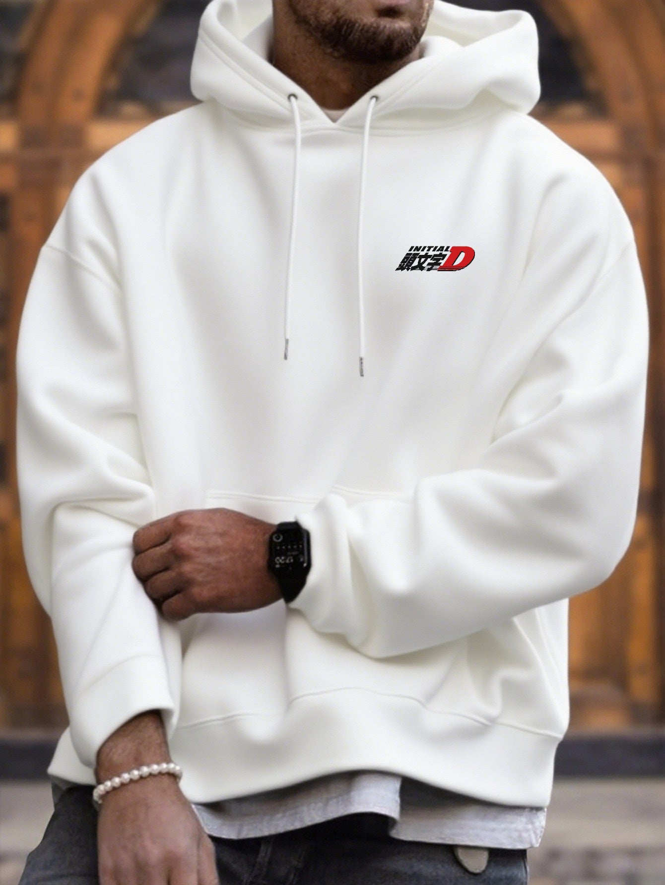 Men's JDM Car Graphic Hooded Sweatshirt