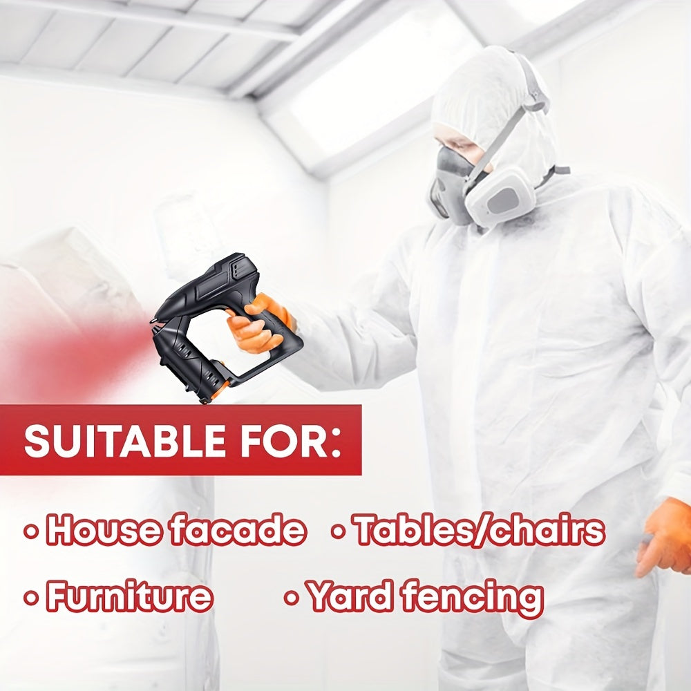 11 Inch Electric Paint Spray Gun, Handheld High Power Portable Cordless Paint Spray Guns