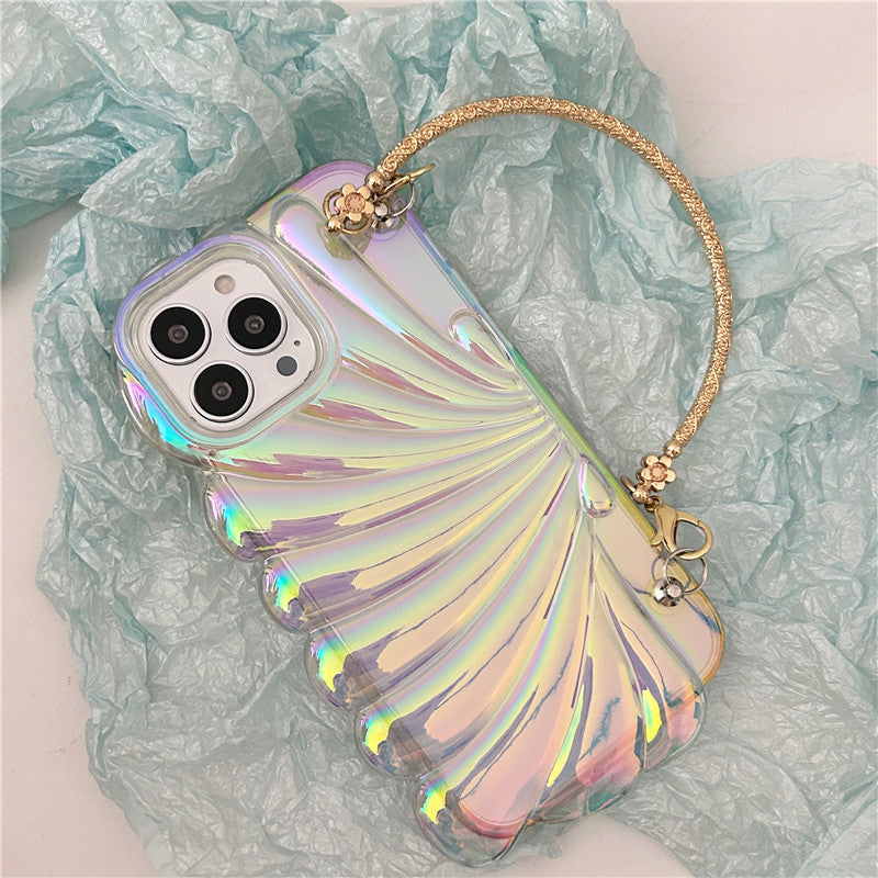 RAMODO Iridescent Seashell iPhone Case