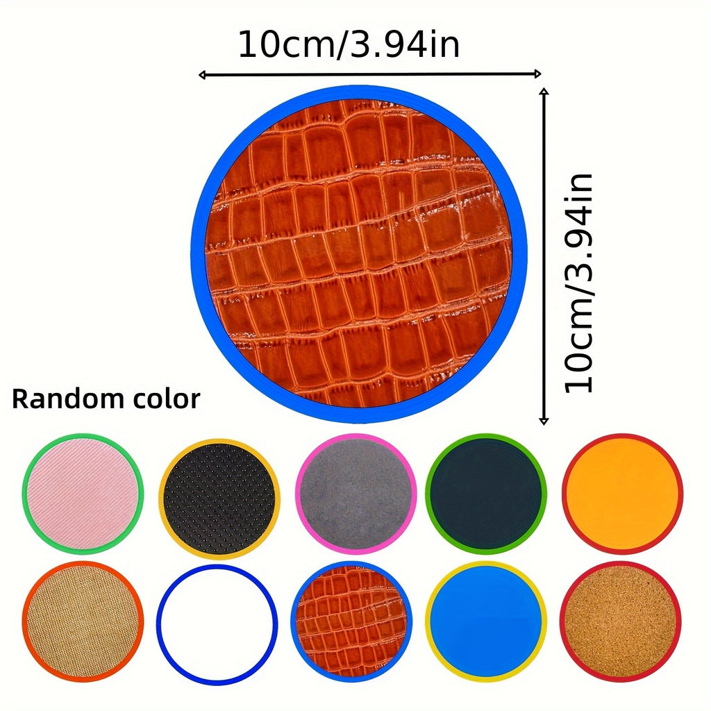 10pcs Silicone Sensory Floor Mats for Kids - Non-Toxic,