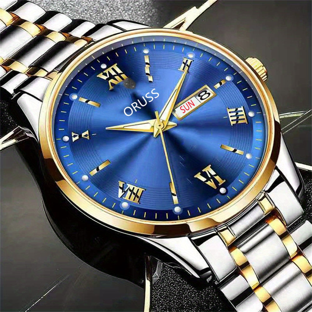 Classis Men's Watch Waterproof Luminous Durable Business Sports Wrist Watch, Ideal choice for Gifts
