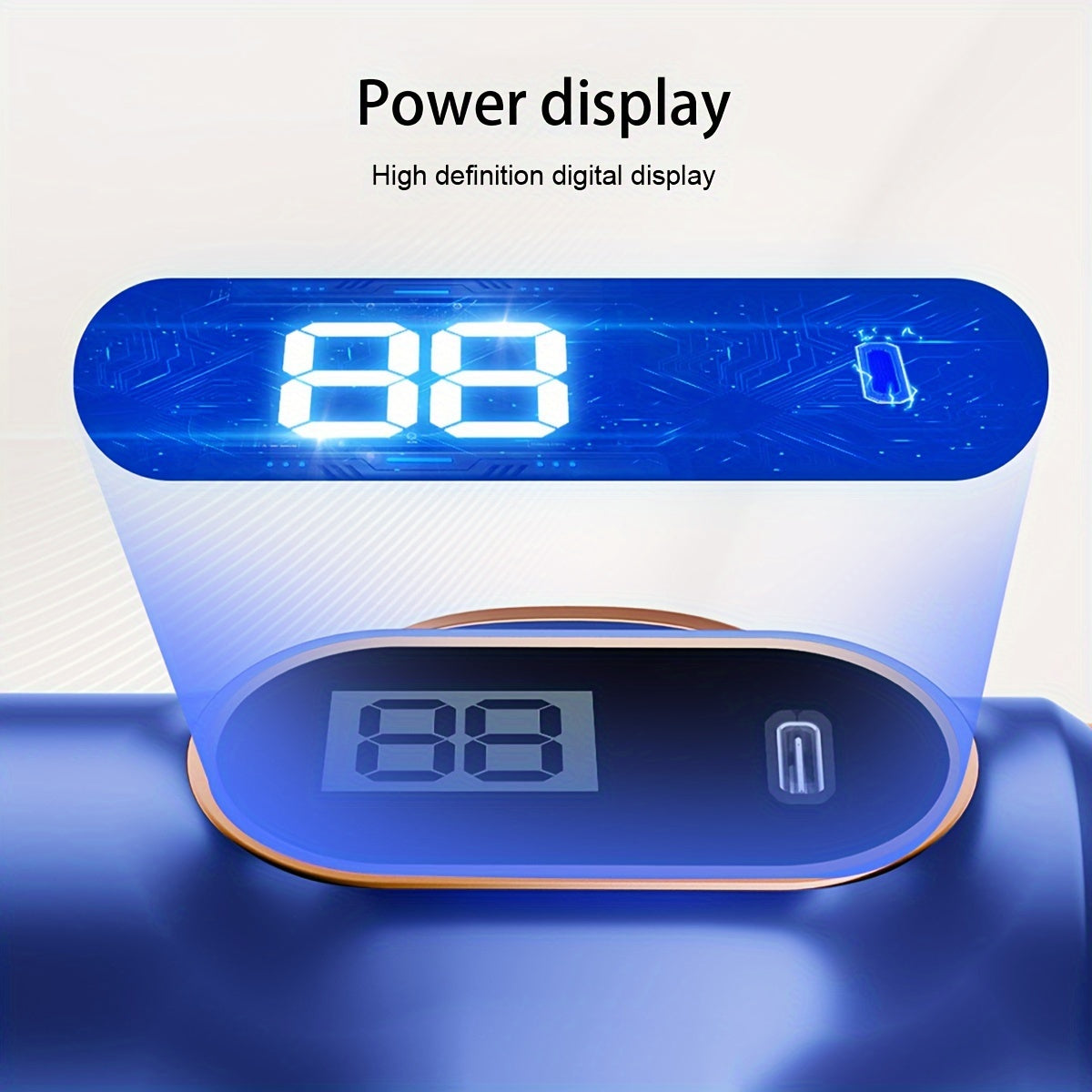 4000mAh High-Power Portable Vacuum Cleaner -USB Rechargeable,