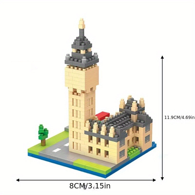 Miniature Small Particle Building Blocks Building Model Toys Assembly High Difficulty Collage Three-dimensional DIY halloween christmas gift Ramadan Mubarak