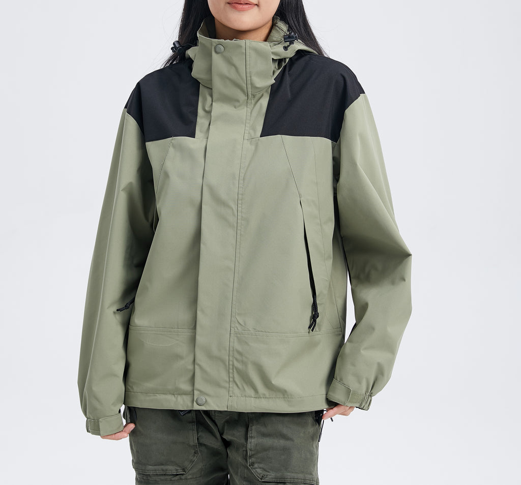 Women's 3-in-1 Outdoor Sports Jacket - Windproof, Waterproof, and Perfect for Mountaineering and Skiing