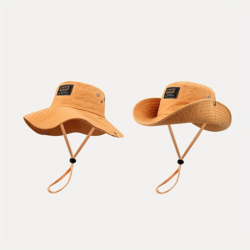 Unisex Soft Bucket Hat - Wide Brim, UV Protection - Quick-Drying & Lightweight - Ideal for Fishing, Hiking, Beach & Sports