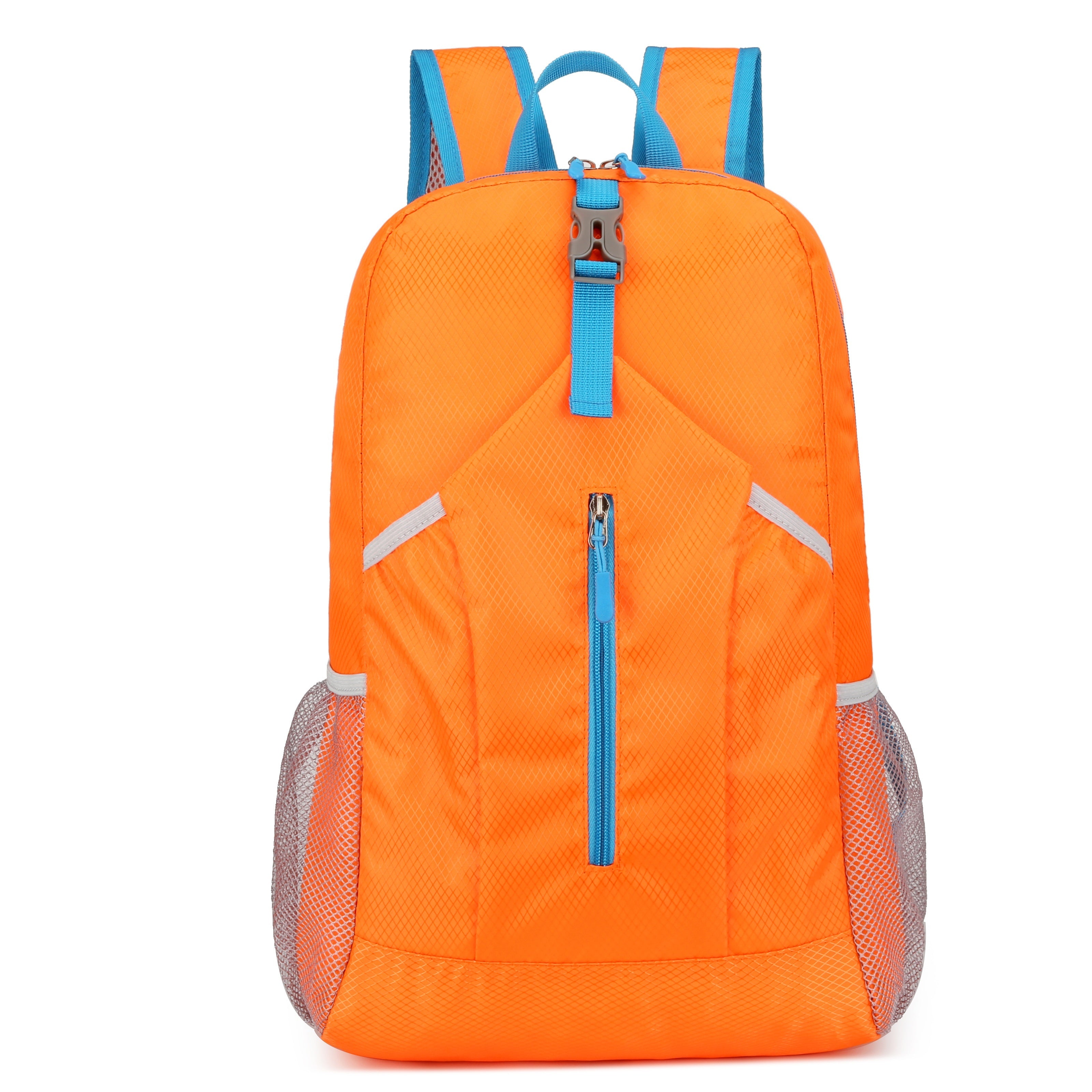 25L Foldable Outdoor Sports Backpack, Waterproof Mountaineering Hiking Travel Daypack, Color Contrast School Bag