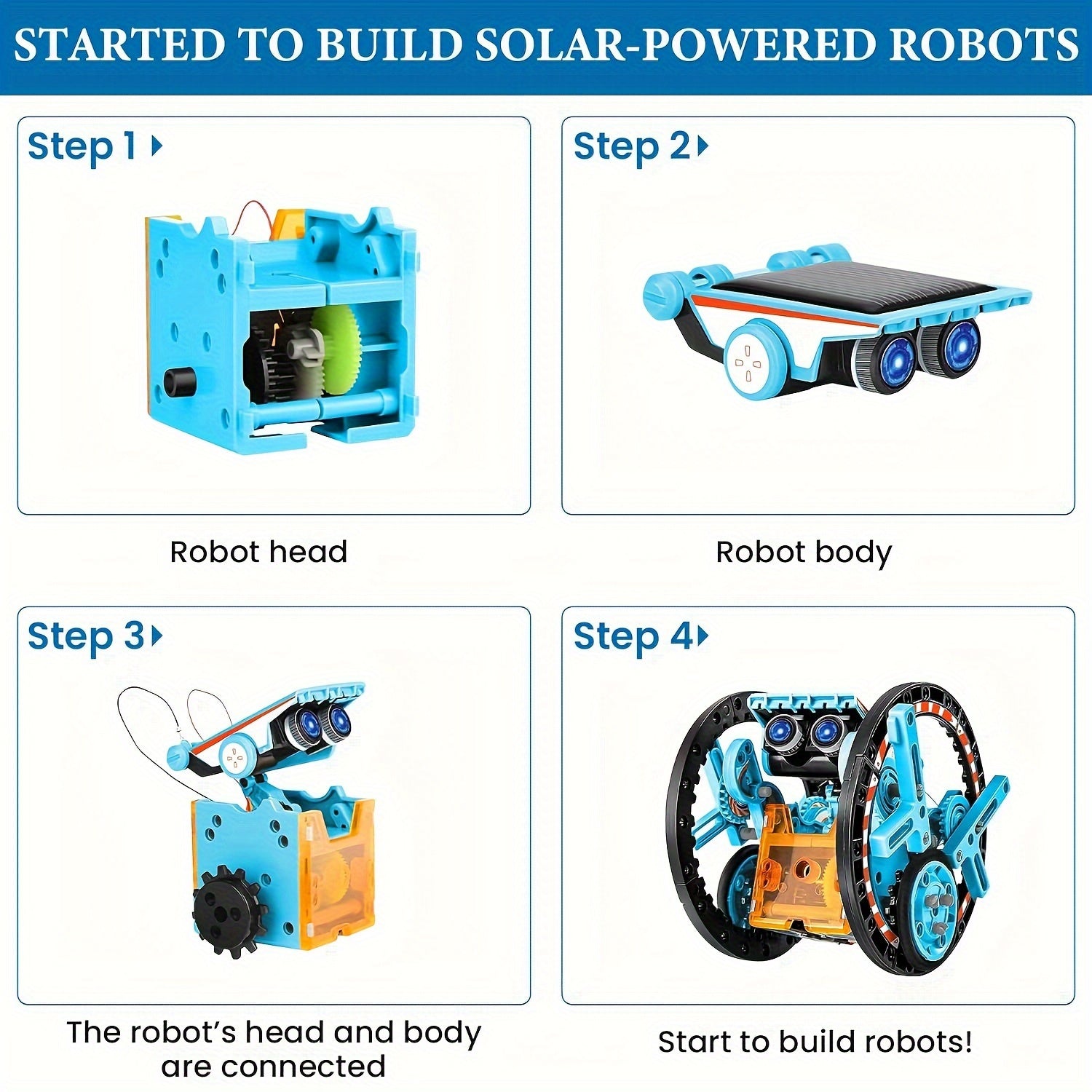 13-in-1 STEM Projects Solar Robot Toy for Kids Ages 8 9 10 11 12 Years Old, Building Science Educational Toys Birthday Gift for Kids Boys Girls