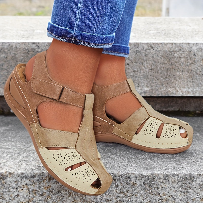 Women's Casual Breathable Sports Sandals, Soft Breathable Outdoor Walking Shoes