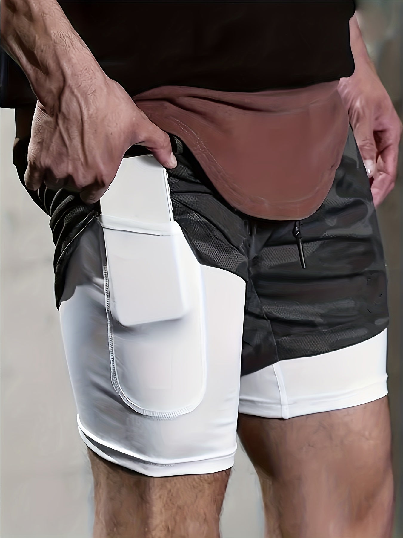 2-in-1 Double Layer Shorts for Men -