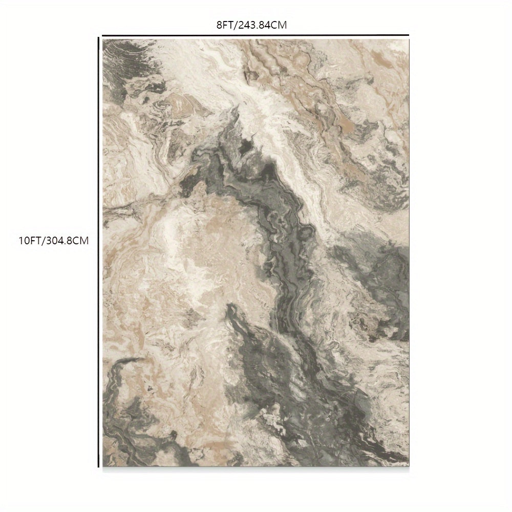 Area Rugs for Bedroom Abstract Machine Washable Vintage Rugs Distressed Modern Print Throw Rug for Living Room Aesthetic, Non Slip Carpet with Gripper