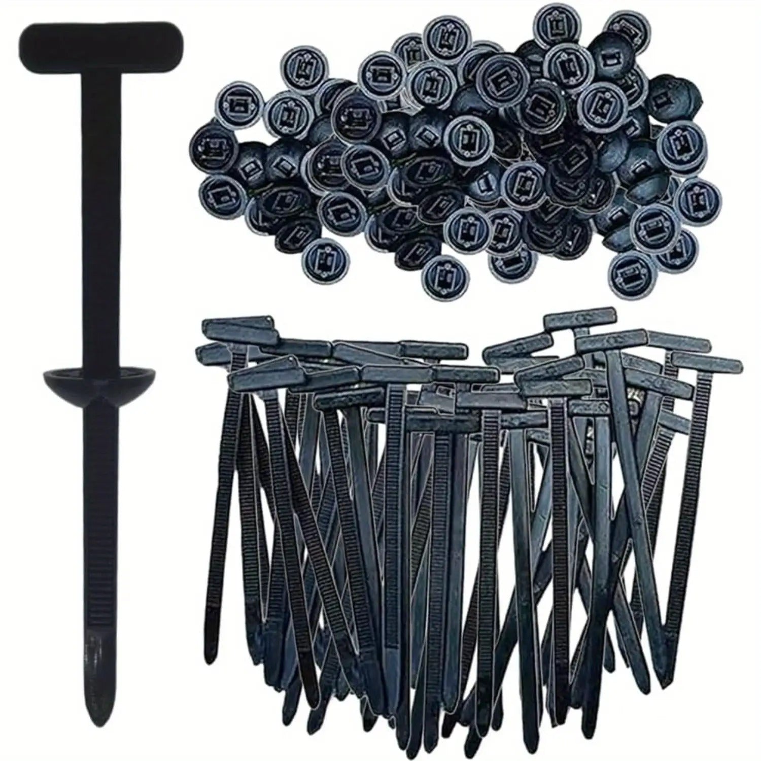 100/20/30/50pcs Heavy-Duty Nylon Cable Tie Buckles - Heavy Duty Plastic Cable Ties