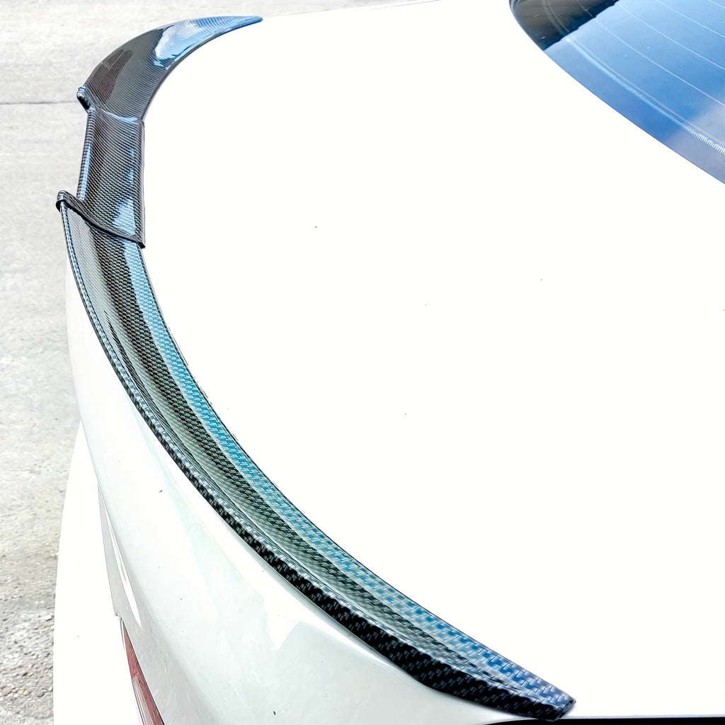 Automotive tail, external parts for automotive modification, general non-porous self-adhesive tail, carbon fiber patterned wind wing automotive external parts decoration supplies