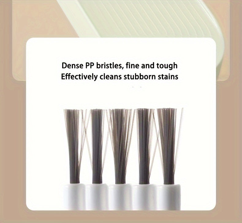 Multifunctional Flexible Gap Brush Cup Cover Groove Nipple Bottle Gap Brush Household Soft Bristles Cleaning Brush Keyboard Tool