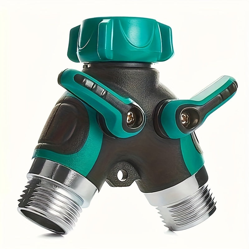 New Model Irrigation Dual-Direction Soft Hose Branch Connector, American Standard 3/4 Inch Garden Tap Branch Drip Irrigation Adapter Splitter