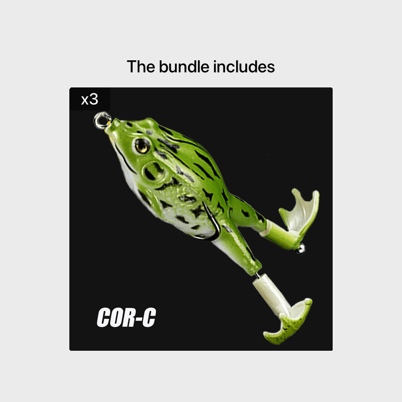 1pc ANFS Frog Leg Lure Fishing Reel - Soft Artificial Fish Bait