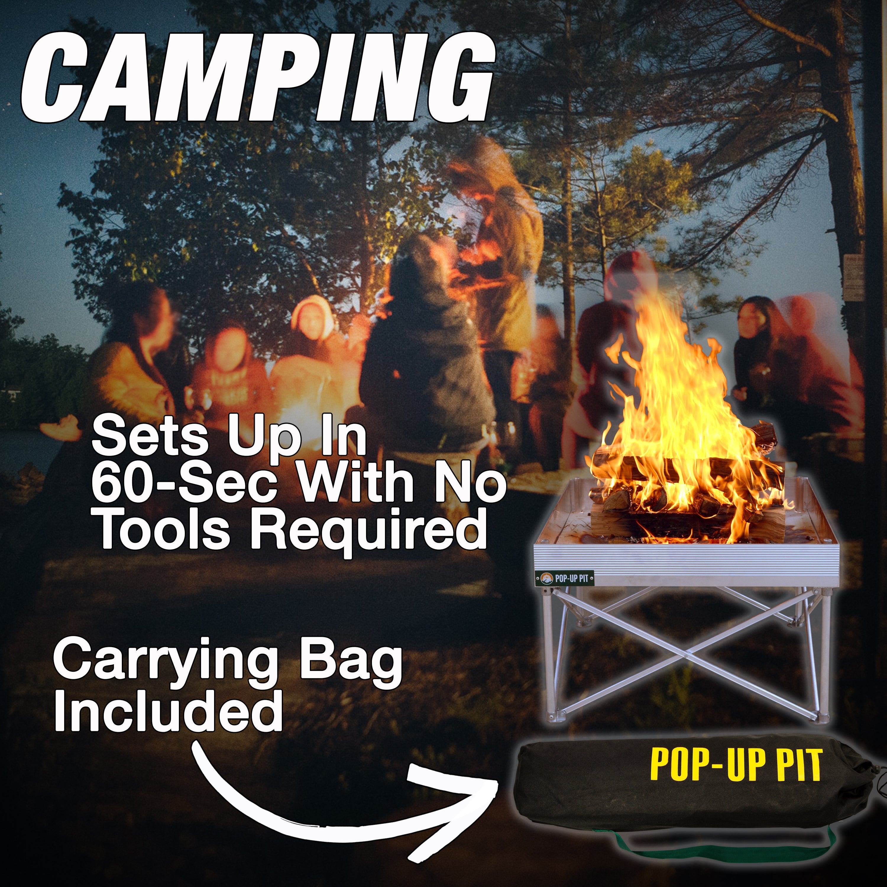 Pop-Up Fire Pit Base Kit