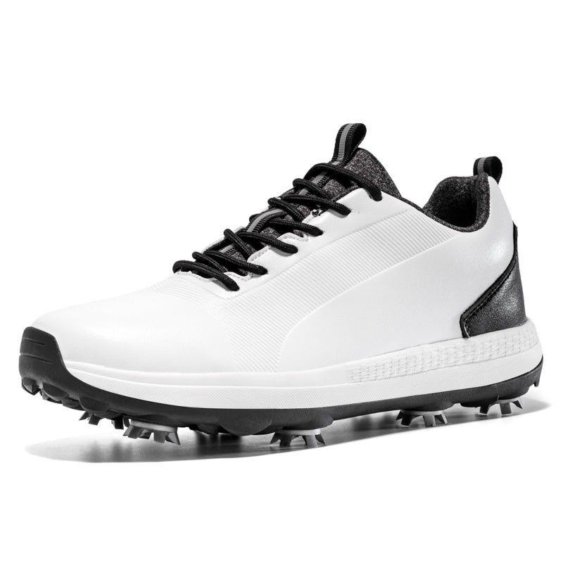 Men's Non-slip Spiked Golf Shoes, Professional Lace Up Sports Sneakers For Golf Training