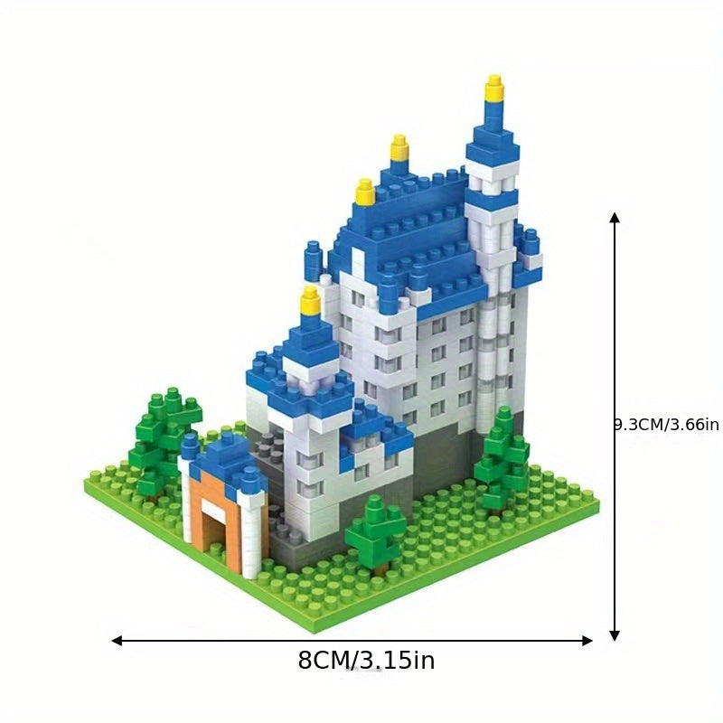 Miniature Small Particle Building Blocks Building Model Toys Assembly High Difficulty Collage Three-dimensional DIY halloween christmas gift Ramadan Mubarak