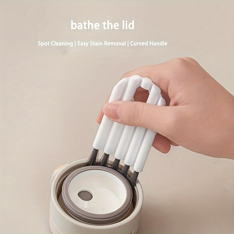 Multifunctional Flexible Gap Brush Cup Cover Groove Nipple Bottle Gap Brush Household Soft Bristles Cleaning Brush Keyboard Tool