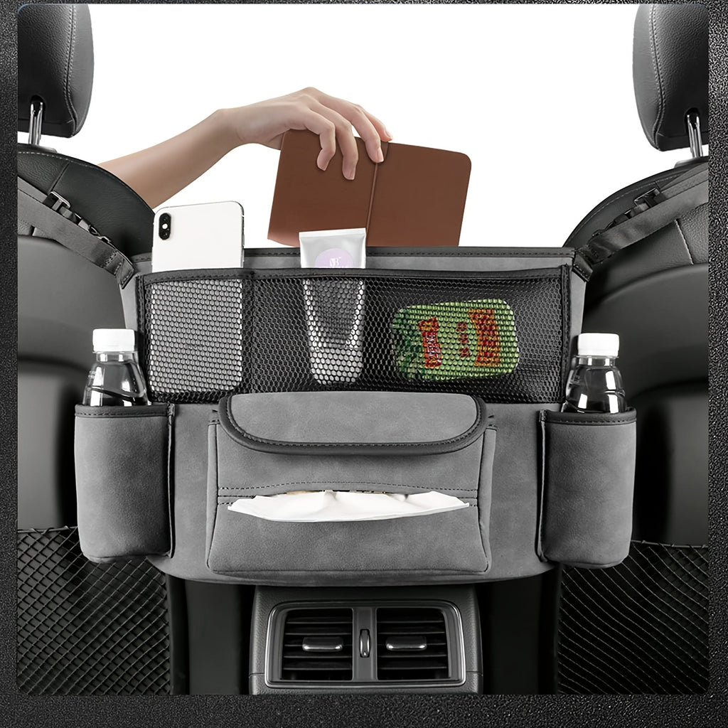 [Large Capacity Car Purse Holder] Car Handbag Holder Between Seats, Large Capacity Car Purse Holder Automotive Consoles & Organizers For Document Phone Storage Car Organizer