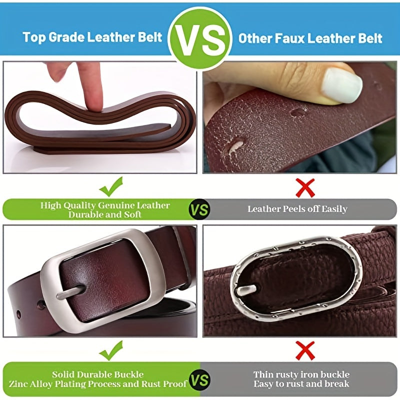 [Genuine Leather Belt for Women] Genuine Leather Belt for Women -