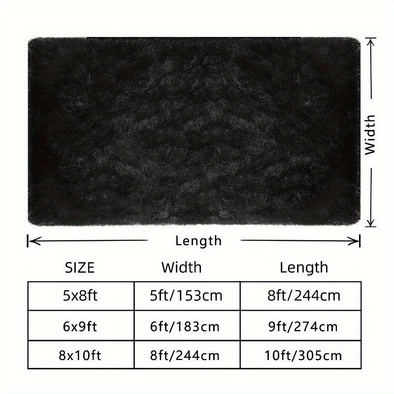 1pc Modern Plush Area Mat, Soft Polyester Fiber, Machine Washable, Non-Slip, Festive Decorative Mat for Living Room, Bedroom, Dorm, Entertainment - Ideal Gift and Home Decor, Bedroom Mat|Elegant Home Accent|Soft Polyester Mat
