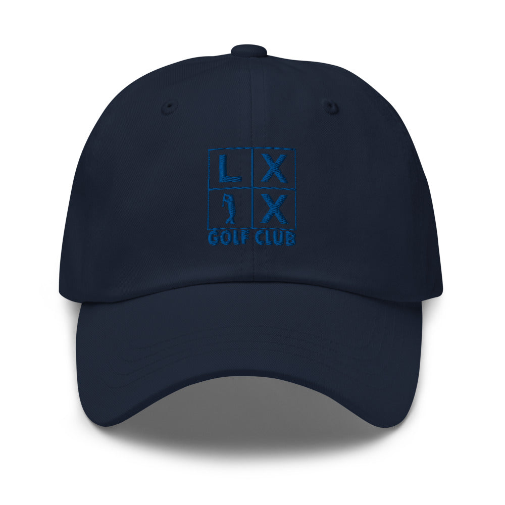 Four Box Logo Dad Hat - Blue Logo