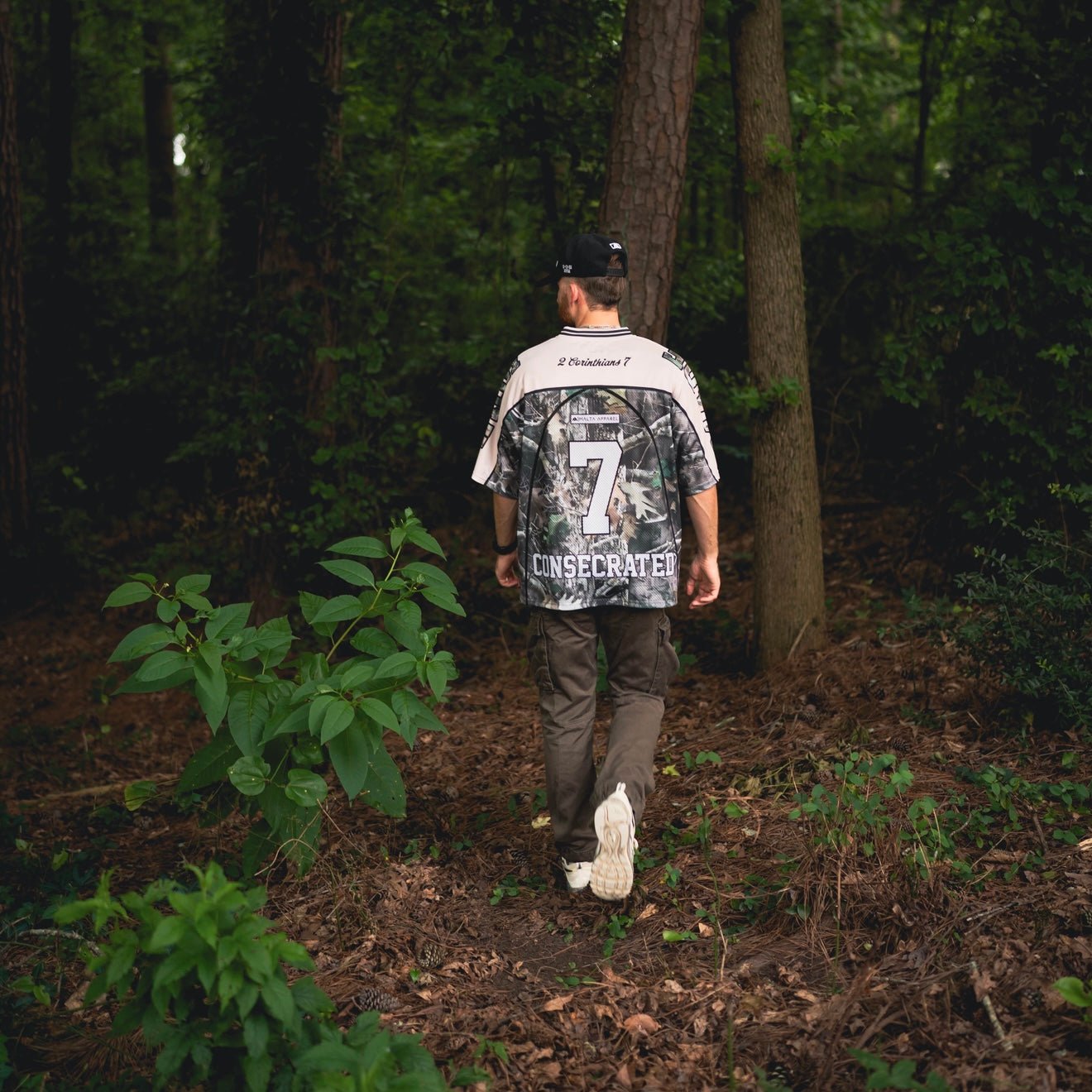 CONSECRATED Jersey - Cream/Woodland Camo (Oversized Fit)